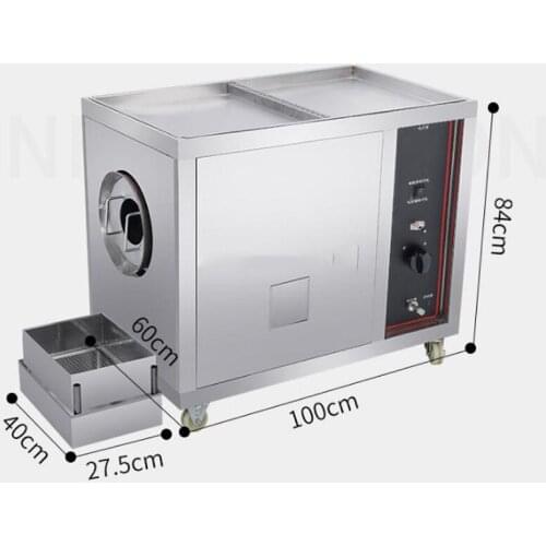 6000w Electric Chestnut Machine Stainless Steel Roasting Machine Multifunctional Automatic Fried Peanut Sugar Cured Chestnut ED