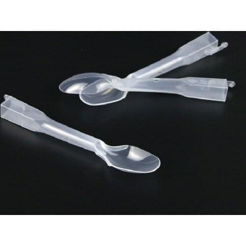 Free shipping MC flurry ice cream stir spoons food grade 300pcs/bag suitable Mcflurry ice cream maker part