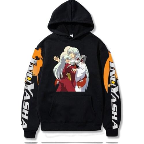Yashahime Printing Long Streetwear Clothing Autumn And Inuyasha Hoodie Harajuku Japanese Anime Hoodies For Men Overszie Clothes