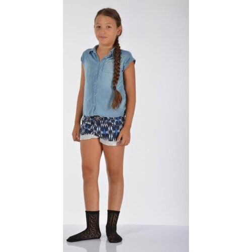 Idilfashion Fishnet Short Konç Female Child Stocking Ç-ART178 (3'LÜ PACKAGE)