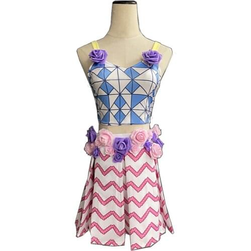 JoJos Bizarre Adventure Yasuho Hirose Cosplay Costume Christmas Style Womens Halloween Costume Custom-made Any Size