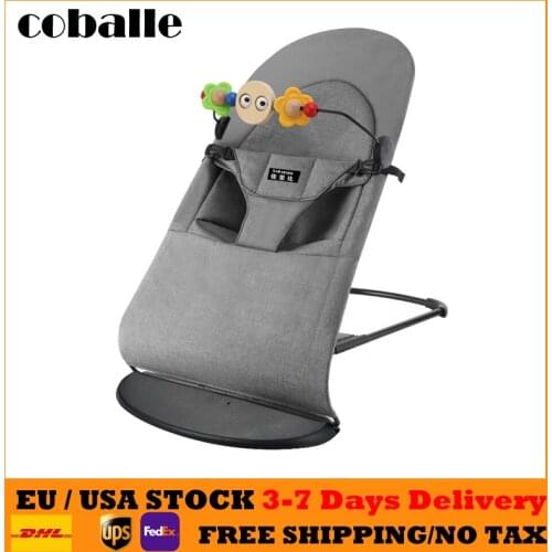 Baby Rocking Chair Child Cradle Bed Coax Baby Artifact Comfort Chair Newborn Baby Recliner with Baby Sleep Artifact