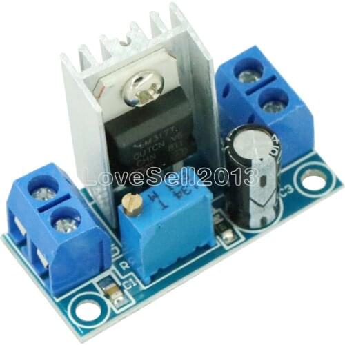 LM317 Adjustable Voltage Linear Regulator Power Supply Module DC-DC 4.2-40V To 1.2-37V Step Down Buck Converter Board Module