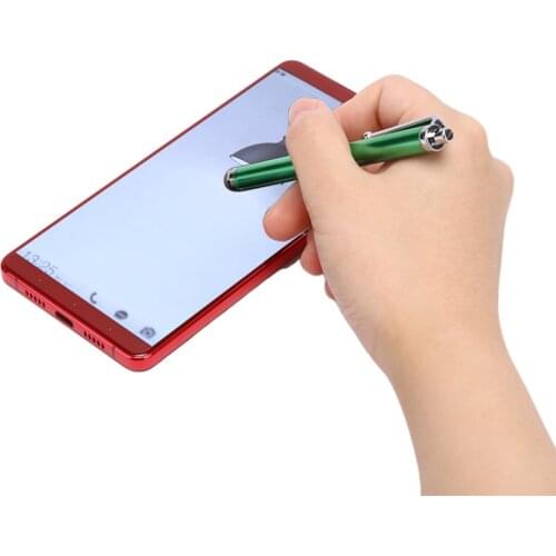 1pcs Metal Fibre Stylus Mesh Micro Fiber Tip Touch Screen Stylus Pen For Smart Phone Tablet PC Color Randomly