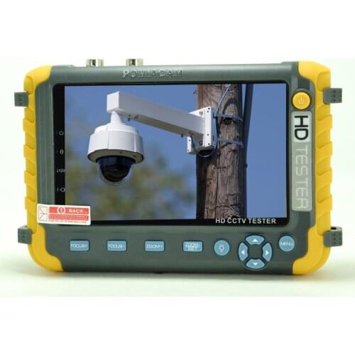 Upgraded 4 IN 1 5MP AHD TVI 4MP CVI Analog Security Camera Tester IV8W 5 Inch CCTV Tester Monitor VGA HDMI Input UTP Cable Test