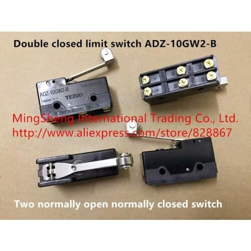 Original new 100% double closed limit switch two normally open normally closed switch ADZ-10GW2-B