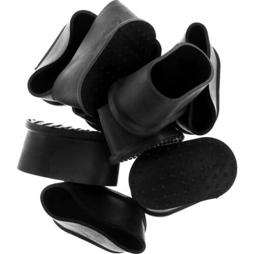 Oval Feet Cups Pads Table Chair Leg End Caps Furniture Foot Tip Mats Stools Chairs Legs Protector Home Office Anti Slip Feet Mat