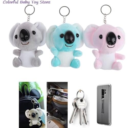 1Pc Plush Koala Keychain Stuffed Animal Koala Doll Toys Backpack Pendant Gifts