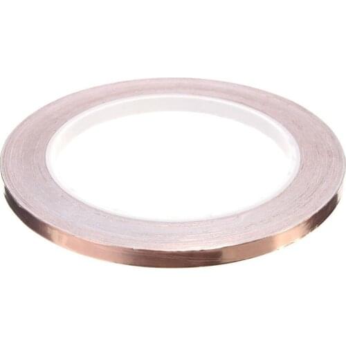 Roll Copper Sheet Self-Adhesive Tape Copper Tape Copper Foil 6x20mm