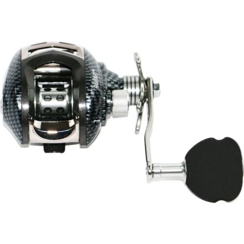 AI-SHOUYU New Baitcasting Fishing Reel 13+1 High Speed Aluminium Alloy Body 6.3:1 for Light Jigging Reel with Crank Handle