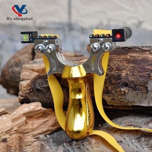 Resin Slingshot High Power Quality Precision Laser Catapult with Rubber Band for Outdoor Hunting Shooting Accessories Items New