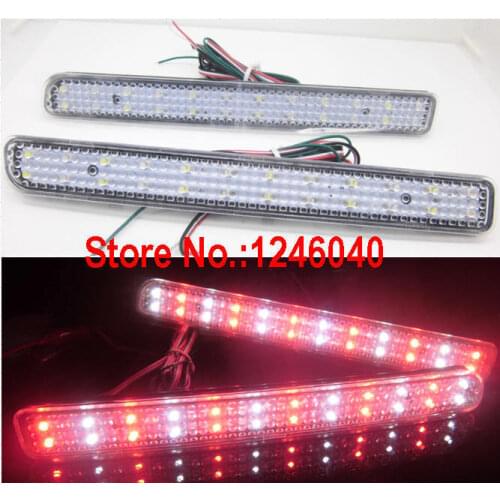 Clear lens Rear bumper reflector light tail brake stop reverse fog lamp for Land Range Rover Discovery 3 4 Sport LR3 LR4 L320
