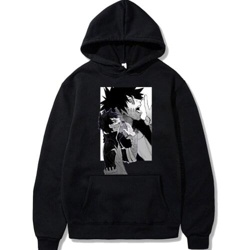 My Hero Academia Anime Harajuku Dabi Print Hoodie Men Loose Autumn Fashion Designer Streetwear Hoody Hoodies