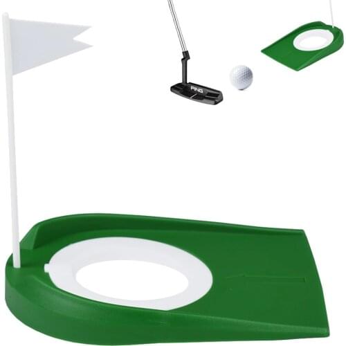 Golf Putting Regulation Cup Hole Flag Indoor Home Yard Outdoor Practice Training Trainer Aids Golf accessories supplies