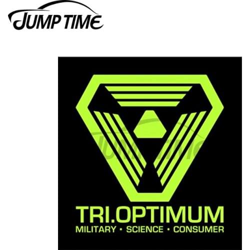 JumpTime 13 x 8.8cm For Tri Optimum Corporation VAN Decals Surfboard Waterproof Motorcycle Car Sticker Windows Decoration