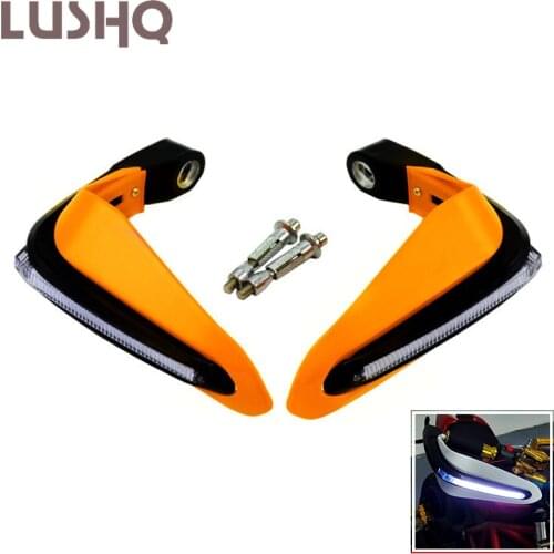 Motorcycle Handguards Hand Guards with LED Light For yamaha mt 03 fjr 1300 aerox 50 road star vmax 1200 xt 660 nmax 155 yz450f