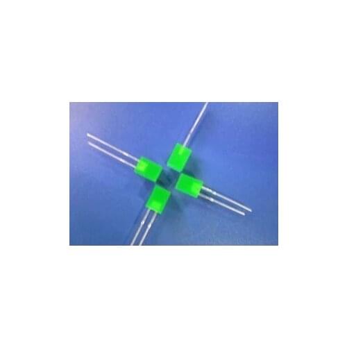 Green 02-51 100pcs/LOT 2X5X7 square LED Green light-emitting diode