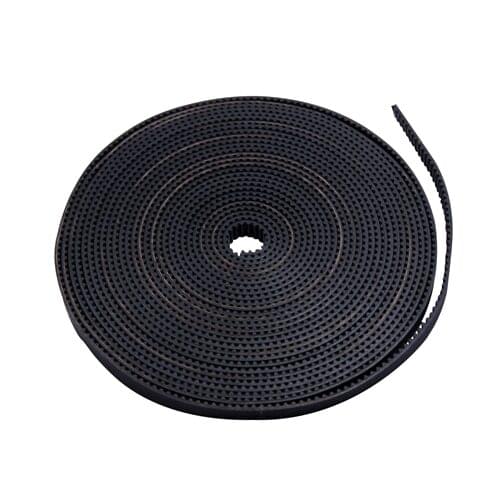 1Pcs Black GT2 6mm Width 2GT Rubber Transmission Timing Belt For 3D Printer Length=1m/2m/5m Meter