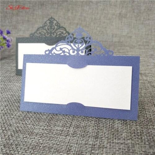Wedding Party Vintage Table Number Name Card Laser Cut Seat card Place Cards Wedding Birthday Party Decoration 6z 10/50/100PCs