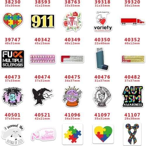 10 Pcs Cartoon Planar Resin Cabochons PR38230