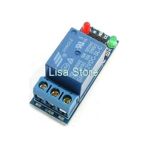 DC12V 10A 1Channel High Level Trigger Power Relay Module SRD-12VDC-SL-C
