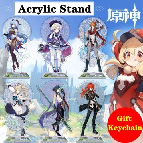Anime Accessories Hot Game Genshin Impact Cosplay DIY Props Project Halloween Acrylic Stand Kids Toys Xmas Gift HD Ornaments