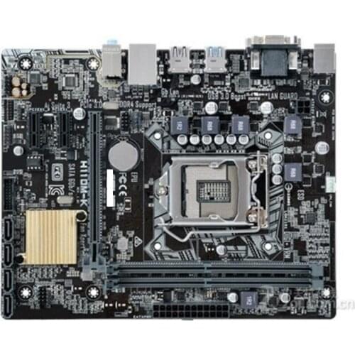 Used desktop motherboard original motherboard for ASUS H110M-K LGA 1151 DDR4 I3 I5 I7 USB2.0 USB3.0 32GB