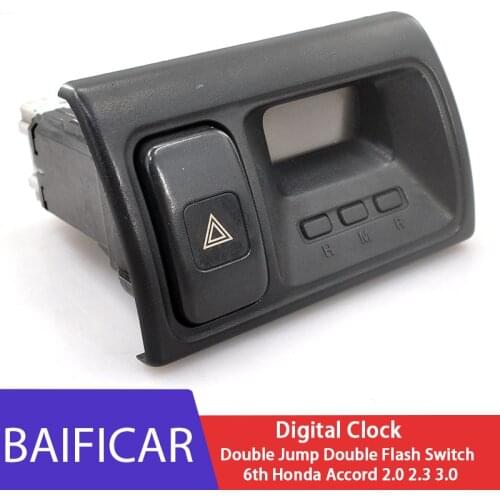 Baificar Dismantle Auto Part Digital Clock Double Jump Double Flash Switch For 6th Honda Accord 2.0 2.3 3.0