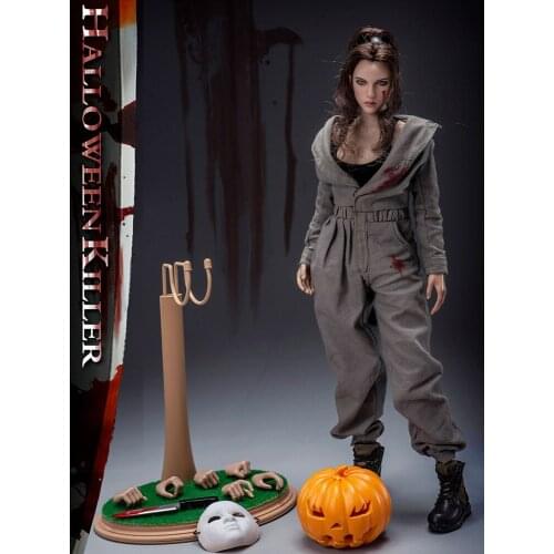 BBK BBK008 1/6 Scale Halloween Late Night Killer Melva 12' Full Set Action Figure Model for Fans Holiday Gifts
