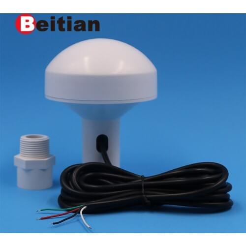 BEITIAN 4 Cable: Red VCC, Green RX, White TX, Black GND DIY Mushroom head GPS receiver G7020-KT RS-232 level BM-573N