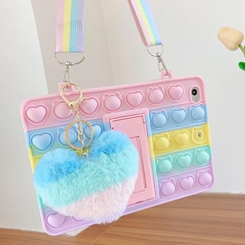 Cute For IPad 9.7 2017 2018 Mini 12345 10.2 Pro 10.5 10.9 11 Air 123 ipad234 Tablet Silicon Stand Safe Foam Shockproof ipad case