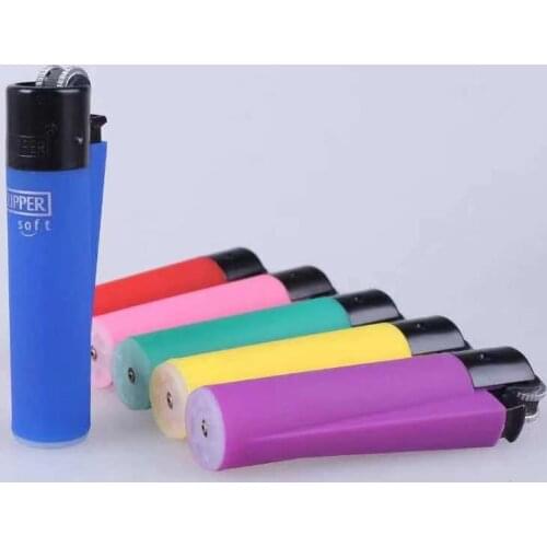 8-piece Clipper Creative Flint Wheel Small Inflatable Pulley Gas Lighter Gift Grinder