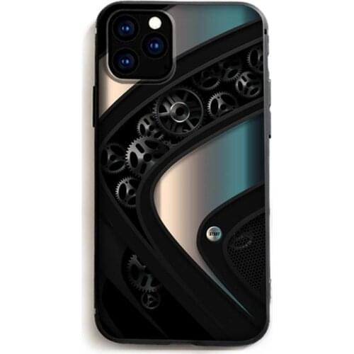 Future technology metallic Phone Case for iPhone 11 12 Pro mini pro XS MAX 8 7 6 6S Plus X 5S SE 2020 XR