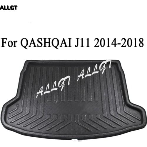 Rear Trunk Cargo Liner Floor Mat for NISSAN QASHQAI J11 2014 2015 2016 2017 2018 Black