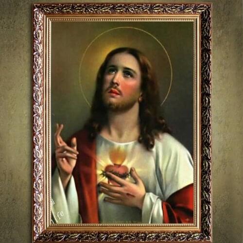 Jesus holding my hand Christ Poster Prints paintings wall art picture home decoration for Living Room
