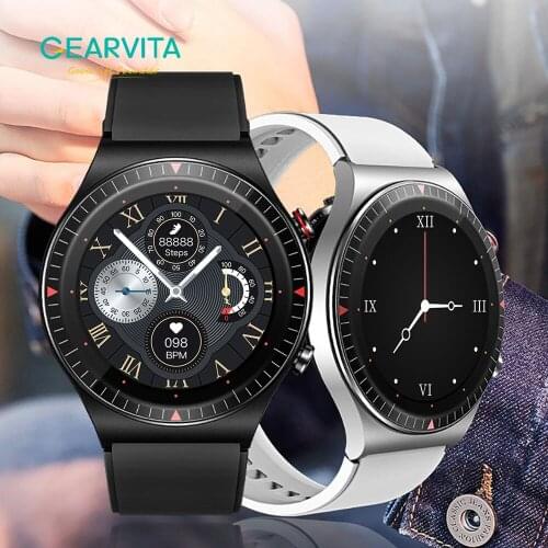 GEARVITA Bluetooth-compatible Call Smart Watch Men Voice Assistant Recording Music Play Fitness Waterproof 4G ROM Smartwatch
