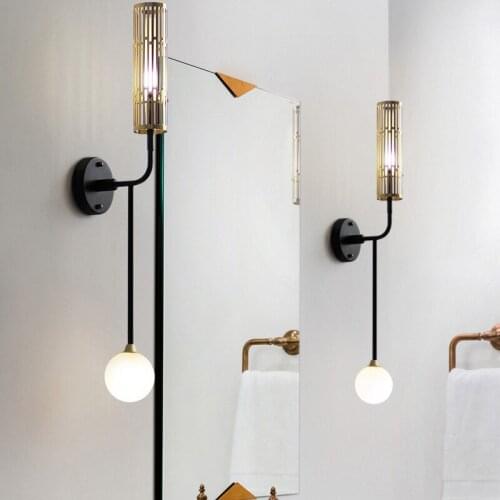 Modern LED Wall Lamp Nordic Living Room G4 Wall Sconce Light Luxury Creative Wall Lights Aisle Balcony Bedroom Decor Fixtures