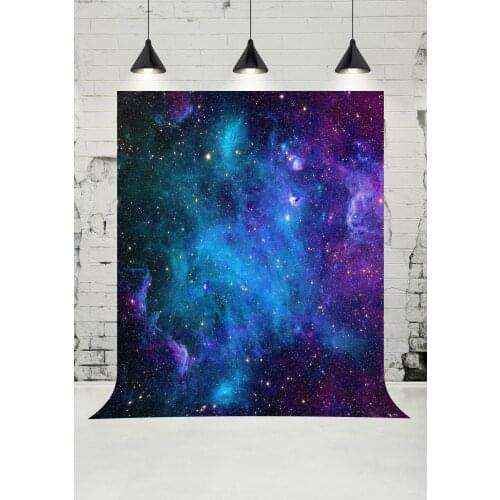 VinylBDS Starry Sky Night Photography Backdrops Vast Universe Photo Studio Newborn Baby Backgrounds for Children Props
