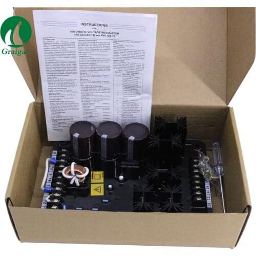 VR6 Automatic Voltage Regulator AVR 50/60 HZ Power Requirements K63-12B and K125-10B