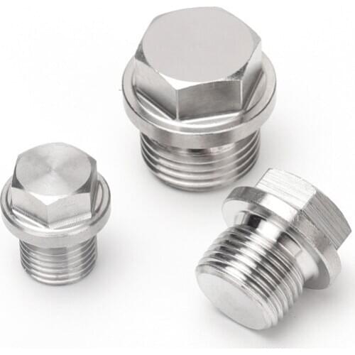 1pcs M8 M10 M12 M14-M30 Flange surface plug screw hexagon screws hex bolt 304 stainless steel