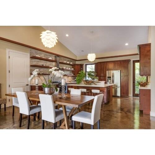 2017 customized made retail solid wood kitchen cabinets discount traditional wooden cabinets with island cabinet S1606152