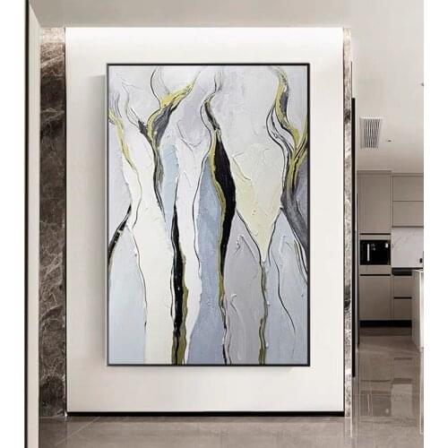 100 Handmade Abstract Oil Painting Wall Art Bright Color Picture Minimalist Modern On Canvas Decorative For Living Room No Frame