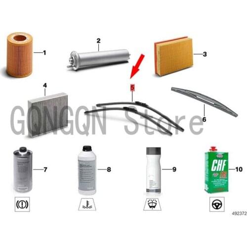 CAR wiper blade assembly wiper blade bm wF30 328I N20 F30 316D N47N F30 328I N26 windshield washer arm assembly wiper