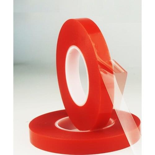 High Strength Double Sided Adhesive Tape 0.1 x 5mm 8mm 10mm 12mm 15mm 20mm 25mm 50m Car Double Side Tape Sticker Waterproof