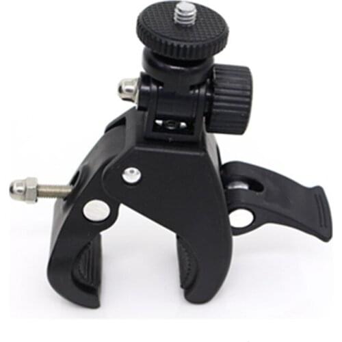Action Camera Bike Handlebar Holder Adapter for Go Pro Bicycle Clamp Mount For GoPro Hero 6 5 4 3 Xiaomi Yi 4k Sjcam Accessories