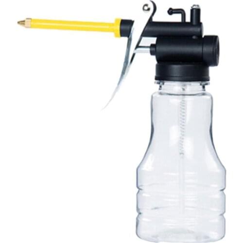 250ml High Pressure oiler for greasing Transparent Oil Can Lubrication Pump Lubricating Oil Plastic Machine grease gun