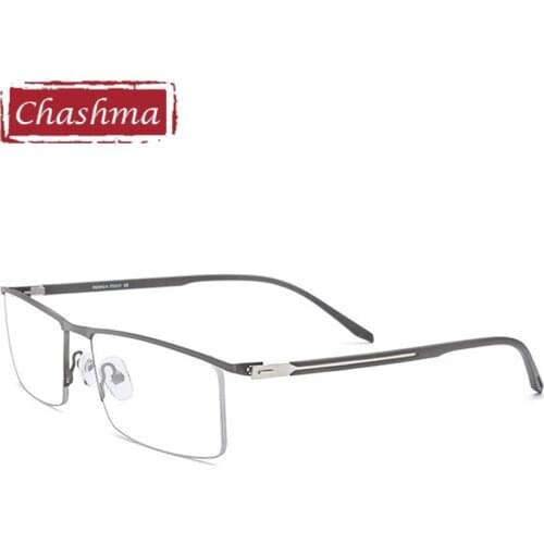 Chashma Brand Designer Eyewear Men Top Quality IP Plating Titanium Alloy Spectacles Light Eyeglasses Male