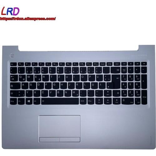 C Cover Upper Case Palmrest with DE German Backlit Keyboard for Lenovo Ideapad 510-15 310-15 ABR IAP IKB ISK Laptop 5CB0L37504
