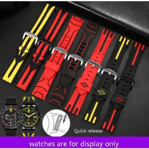 New Style Silicone Strap 22mm Waterproof Rubber Watchband Suitable for Tissot Casio Mido Citizen Watch Chain Quick Release