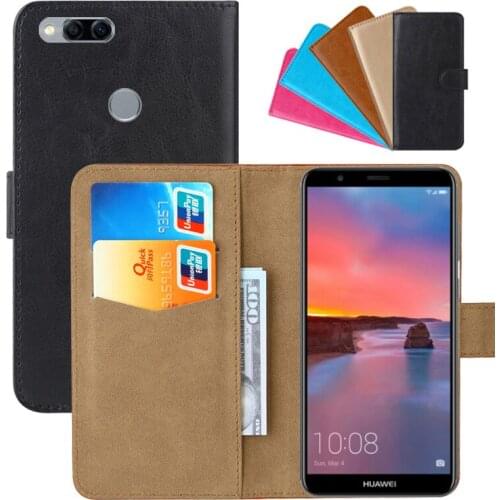 Luxury Wallet Case For Huawei Mate SE PU Leather Retro Flip Cover Magnetic Fashion Cases Strap